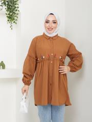 ön nakış detaylı yazlık tunik asm4060 taba 5