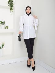 omuz detaylı yazlık tunik asm185 beyaz 3