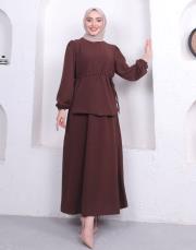 etekli̇ yazlık ikili takım asm150 kahve