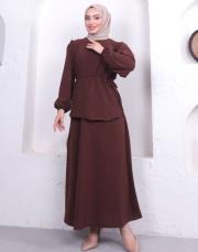 etekli̇ yazlık ikili takım asm150 kahve 2