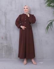 beli tünelli yazlık takım asm239 acı kahve 2