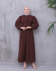 beli tünelli yazlık takım asm239 acı kahve 3