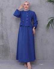 beli tünelli yazlık takım asm239 mavi 2