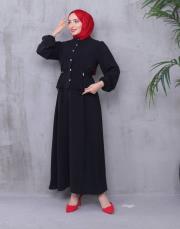 beli tünelli yazlık takım asm239 siyah 2