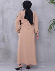 beli tünelli yazlık takım asm239 bej 4