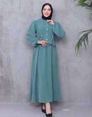 beli tünelli yazlık takım asm239 su yeşili