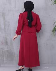 beli tünelli yazlık takım asm239 bordo 4