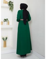 leopar desen gömlek asm246 zümrüt 8