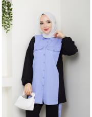 garnili ikili takım asm248 siyah 4