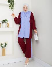 garnili ikili takım asm248 bordo