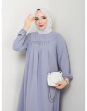 dubai kumaş yazlık elbise asm157 gri 7