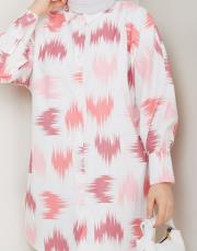 fırça desenlı tunik asm250 pudra 4