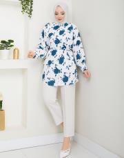 yaprak desen asm250 petrol mavisi 3