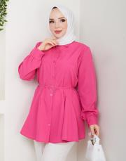 tunik kalp toka tunik asm256 fuşya 3