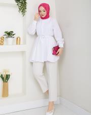 tunik kalp toka tunik asm256 beyaz 2